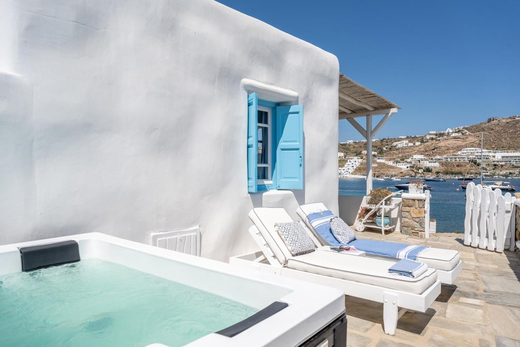 Luxury Sea House By Blue Waters Mykonos Villa Ornós Eksteriør bilde