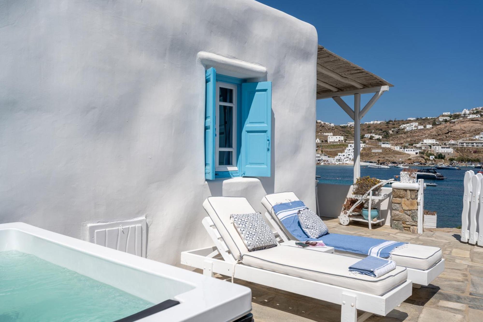 Luxury Sea House By Blue Waters Mykonos Villa Ornós Eksteriør bilde