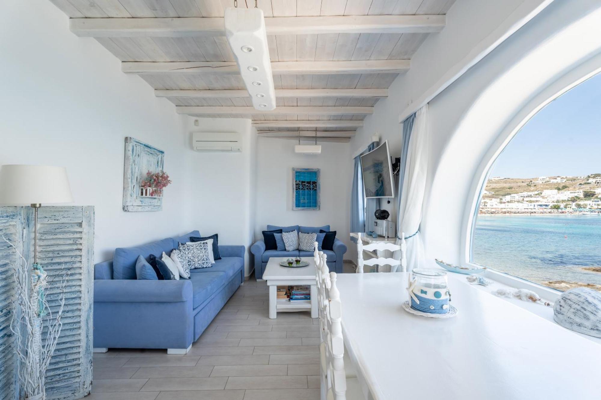Luxury Sea House By Blue Waters Mykonos Villa Ornós Eksteriør bilde
