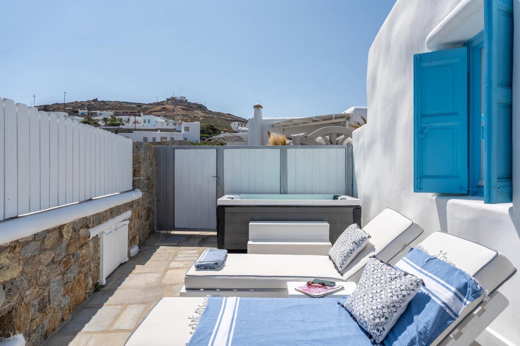 Luxury Sea House By Blue Waters Mykonos Villa Ornós Eksteriør bilde