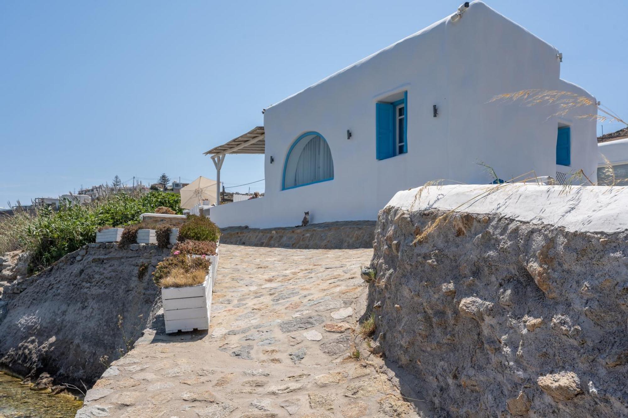 Luxury Sea House By Blue Waters Mykonos Villa Ornós Eksteriør bilde