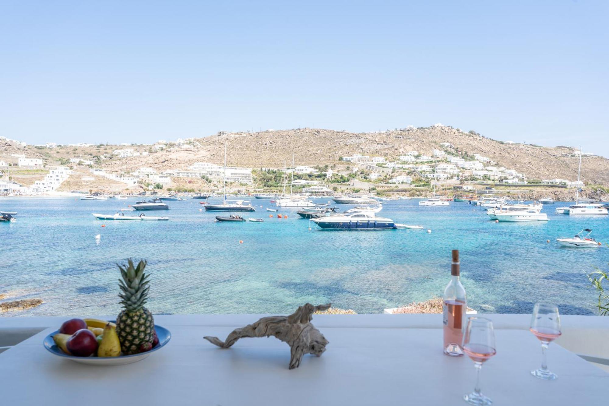 Luxury Sea House By Blue Waters Mykonos Villa Ornós Eksteriør bilde