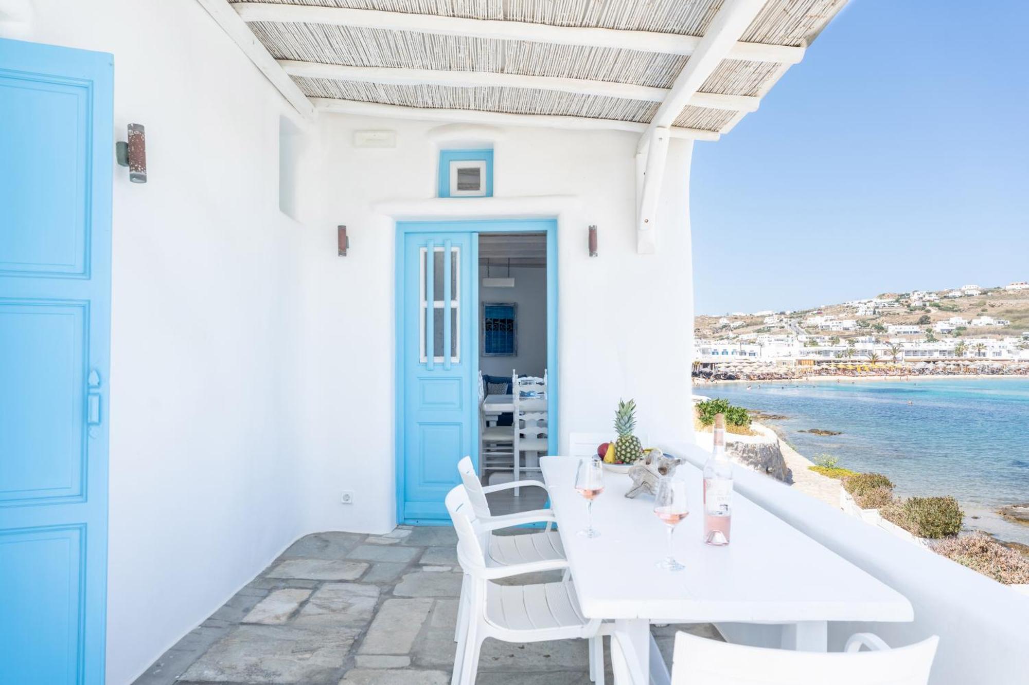 Luxury Sea House By Blue Waters Mykonos Villa Ornós Eksteriør bilde