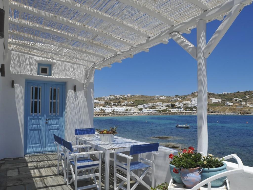 Luxury Sea House By Blue Waters Mykonos Villa Ornós Rom bilde