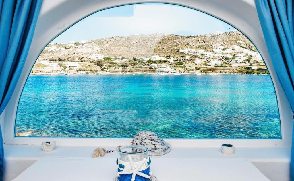 Luxury Sea House By Blue Waters Mykonos Villa Ornós Eksteriør bilde