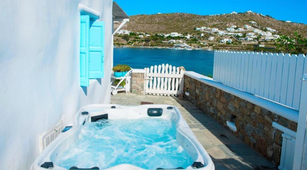 Luxury Sea House By Blue Waters Mykonos Villa Ornós Eksteriør bilde